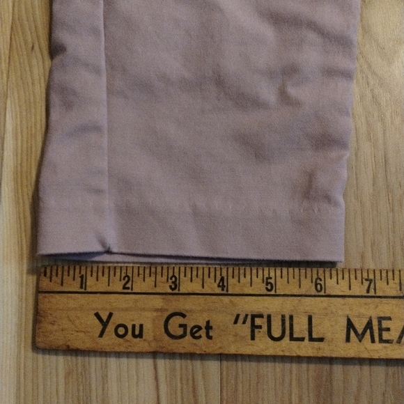 Zara Basic Collection Mauve Pink Chic Straight Leg Slacks Women's Size 8 - Picture 9 of 12